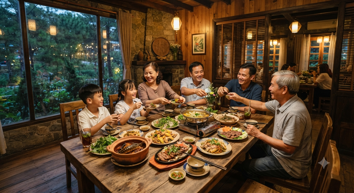 Trải nghiệm không gian ấm cúng và phòng riêng