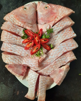 Cá điêu hồng hấp