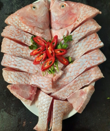 Cá điêu hồng hấp